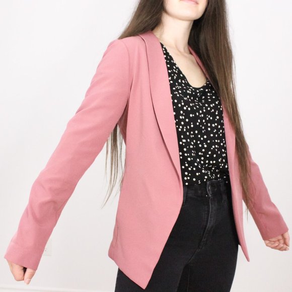 Dynamite Jackets & Blazers - Dynamite Dusty Rose Pink Blazer
